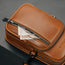 Tan Leather Phone Bag with iPhone and Passport