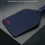 Back of the Navy Blue Leather Golf Tee Holder