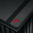 Black Leather (with Red Stitching) Case for iPad Air