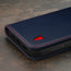 Navy Blue Leather Wallet Case for iPhone 15 Pro Max