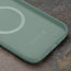 Turquoise Slimline Leather Bumper Case for iPhone 15 Pro Max
