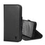 Black Leather Wallet Case for iPhone 15