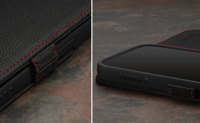 iPhone 15 Leather Wallet Case (with Stand Function) Feature Focus