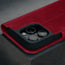 Crimson Leather Case for iPhone 16 Pro