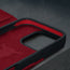 Crimson Leather Case for iPhone 16 Pro