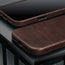 Slimline Dark Brown Leather Bumper Case for iPhone 17 Pro