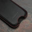 Black (with Red Stitching) Leather Pouch Case for iPhone Pro Models