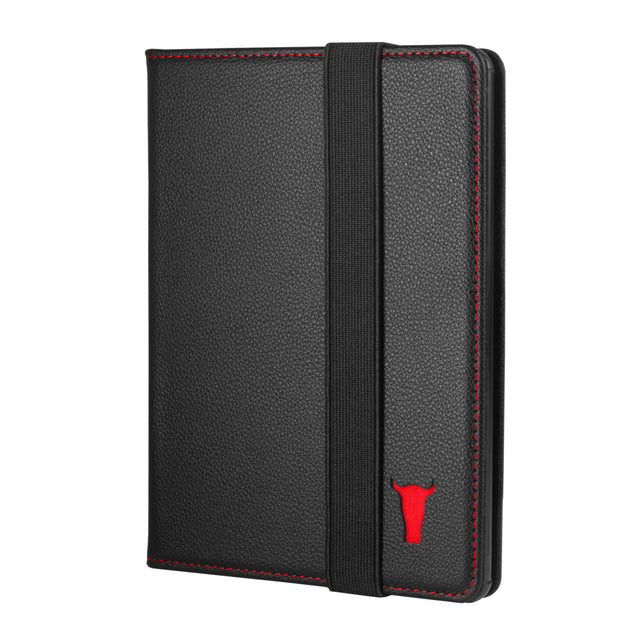 Black with Red Detail Leather Case for Kindle Paperwhite