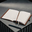 Notepad in the Dark Brown Leather A5 Notebook Cover