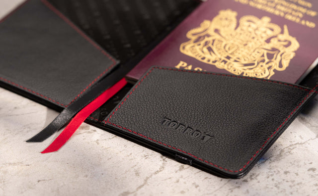 Leather Passport Holder Feature Focus