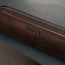Dark Brown Leather Pencil Case