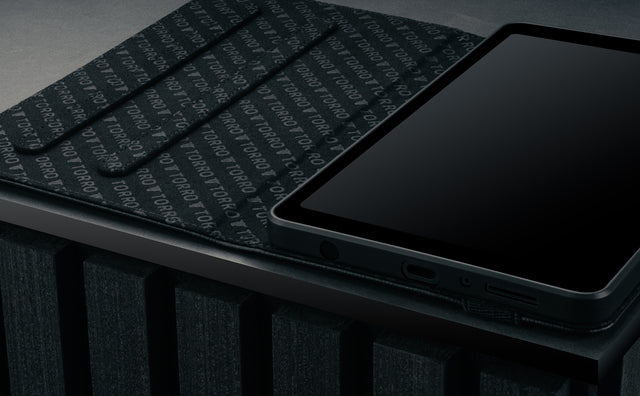 Samsung Galaxy Tab A9 Leather Case Feature Focus