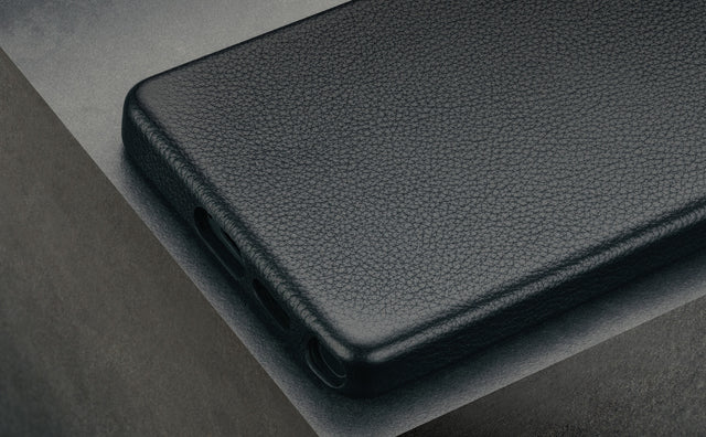 Galaxy S25 Ultra Leather Bumper Case (Qi2/MagSafe Charging Compatible) Feature Focus