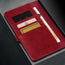 Crimson Leather Case for Galaxy S25 Ultra