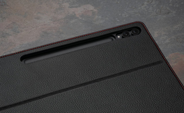 Samsung Galaxy Tab S9+ Leather Case Feature Focus