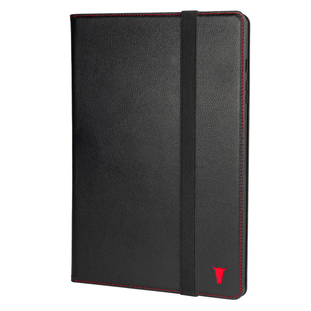 Black with Red Detail Leather Case for Samsung Galaxy Tab S9 Ultra