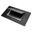 Small Black Leather Desk Mat