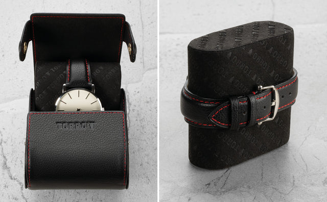 Leather Watch Roll / Watch Box Feature Focus
