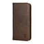 Dark Brown Leather Stand Case for iPhone XR