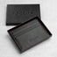 Black with Red Detail Leather Credit Card Holder in TORRO Gift Box