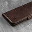 Dark Brown Leather Stand Case for iPhone 13 Mini