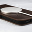 MagSafe charger attached to the Dark Brown Leather Folio Case (MagSafe) for iPhone 14 Pro Max