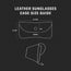Dimensions of the Leather Sunglasses / Glasses Case