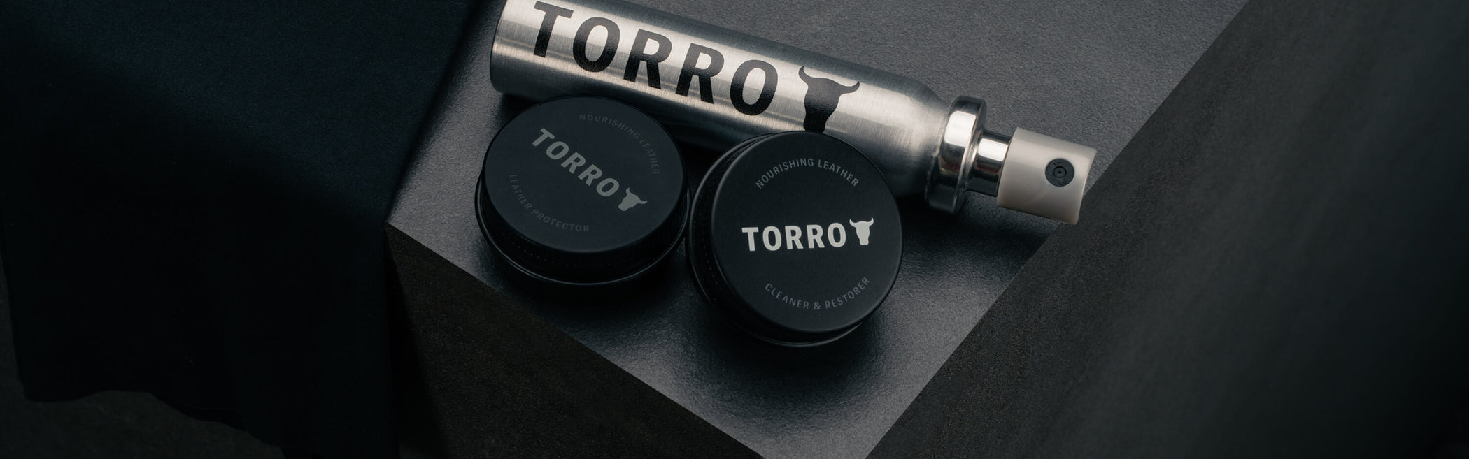 Torro Leather Care Kit - 15ml - Clean/Restore/Protect