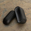 2 Part Design of the Black Leather AirPods Pro Case Cover (1st & 2nd Generation)