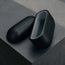 2 Part Design of the Black Leather AirPods Pro Case Cover (1st & 2nd Generation)