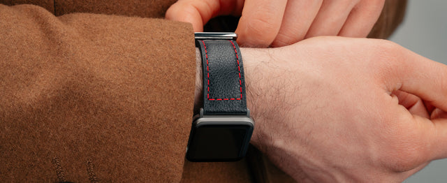 Leather Apple Watch & Watch Ultra Strap Feature Focus