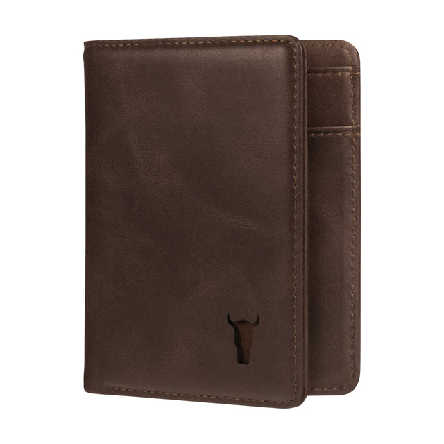 Dark Brown Bifold Leather Wallet