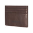 Dark Brown Leather Credit Card Holder