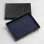 Navy Blue Leather Credit Card Holder in gift box