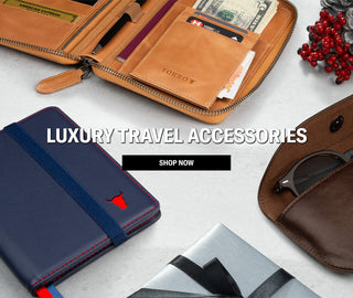 Premium US Leather Travel Accessories