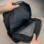 Spacious inner compartment of the Black Classic Commuter Backpack