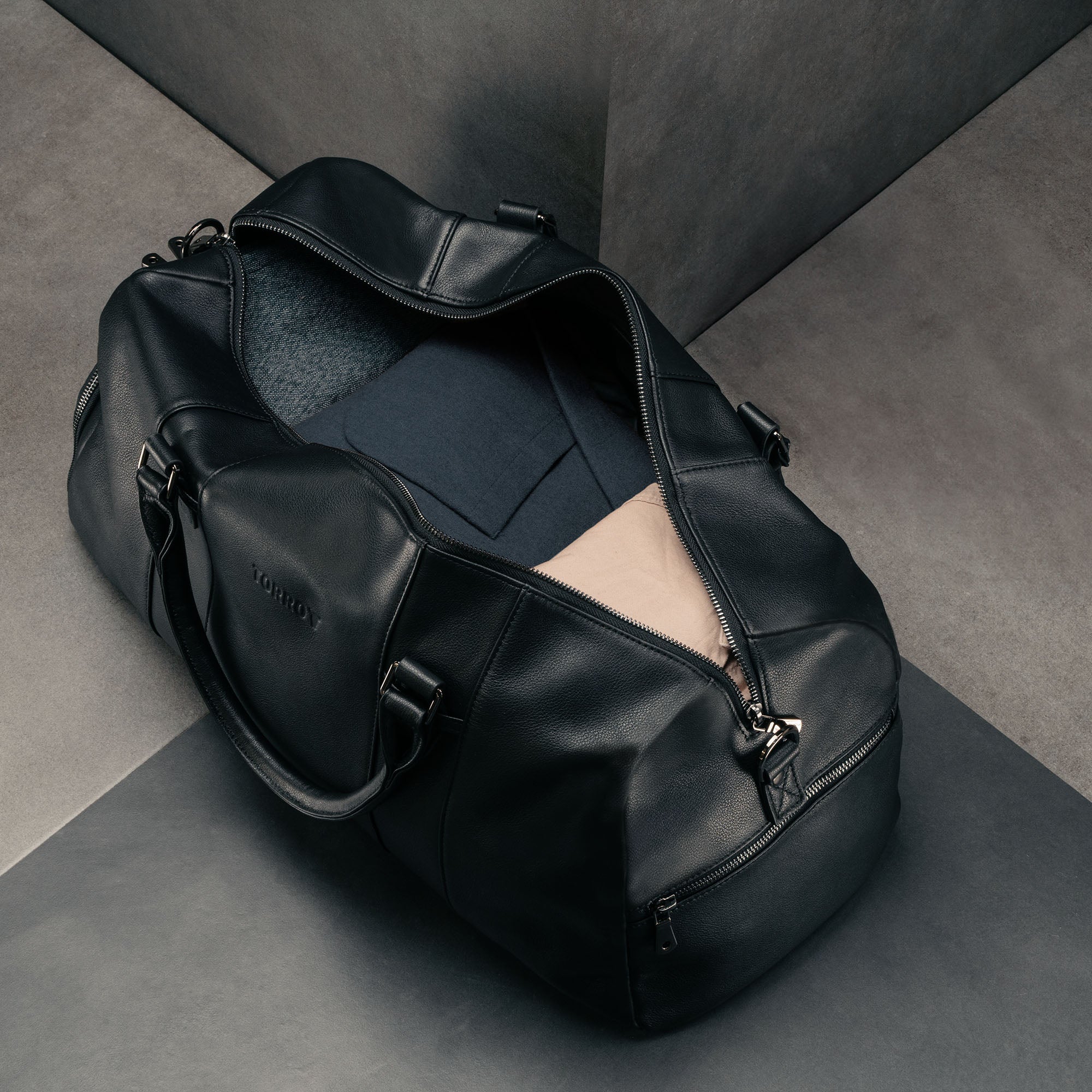 TORRO Premium Leather Weekend Dufflebag