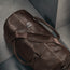 Dark Brown Leather Weekend Duffle Bag