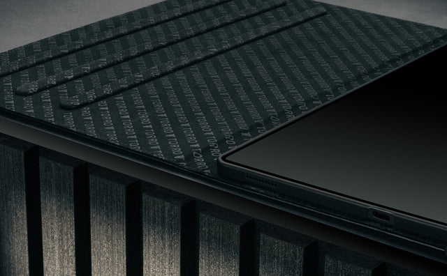 Samsung Galaxy Tab S11 Ultra Leather Case Feature Focus
