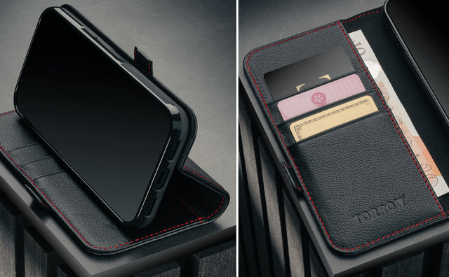 Google Pixel 10 / 10 Pro Leather Case Feature Focus