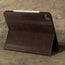 Built-in viewing stand of the Dark Brown Leather Case for Apple iPad Air 13