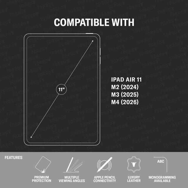 Model compatibility and feature of the iPad Air Leather Case