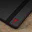 Black Leather (with Red Stitching) Case for iPad Air