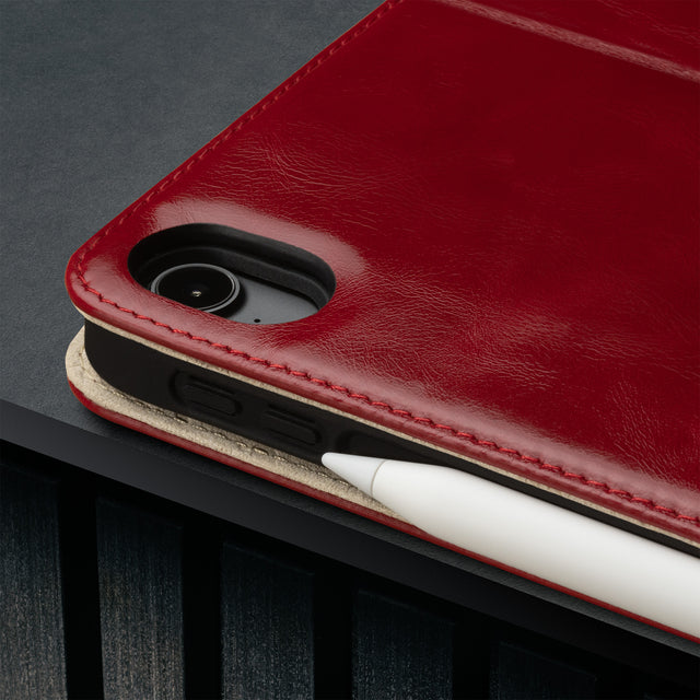 Red Leather Case for iPad Air 11