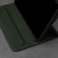 Multiple viewing angles of the Green Leather (with Red Stitching) Case for iPad mini 6 (2021)