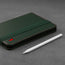 Apple pencil with the Green Leather (with Red Stitching) Case for iPad mini 6 (2021)