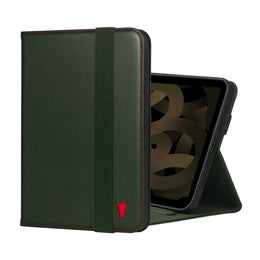Green Leather (with Red Stitching) Case for iPad mini 6 (2021)
