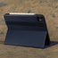 Built-in viewing stand of the Navy Blue Leather Case for Apple iPad Pro 11