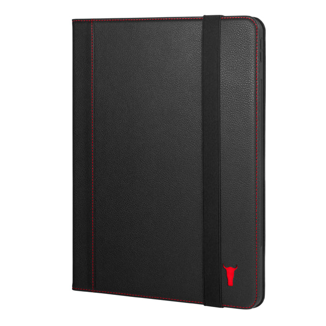 Black Leather (with Red Stitching) Case for iPad Pro 12.9-inch