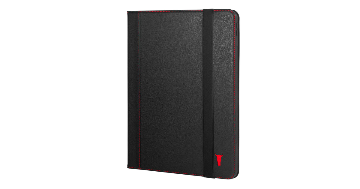 Leather iPad Pro 12.9 Sleeve - Black and Black - RYAN London